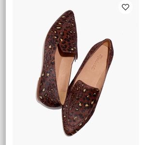 NWT Frances Skimmer in Painted Leopard Calf Hair